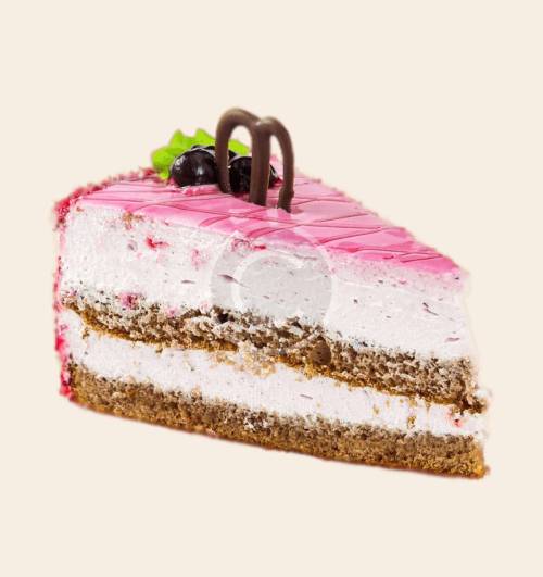 Pink mousse cake